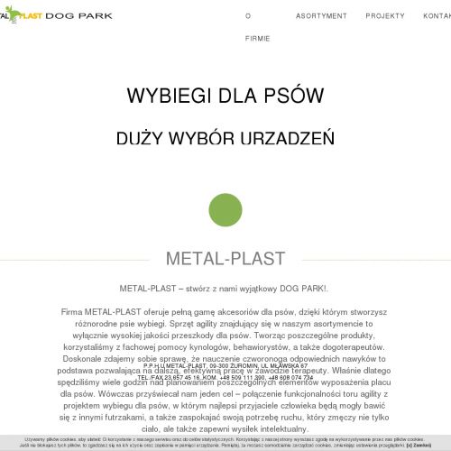 Wyposażenie placu dla psów