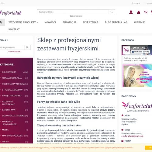 Suszarki fryzjerskie sklep