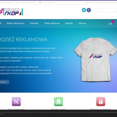 Tychy - t-shirt reklamowy firmowy