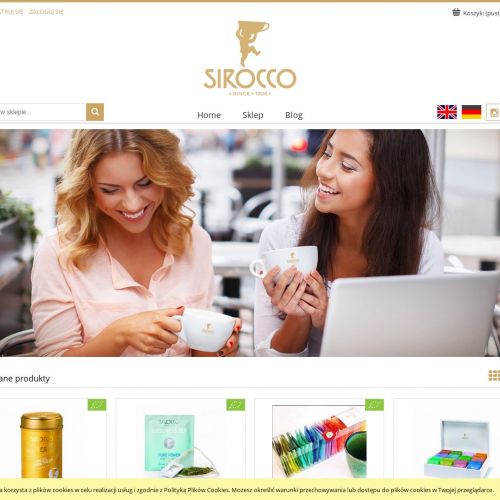 Eleganckie herbaty do kawiarni