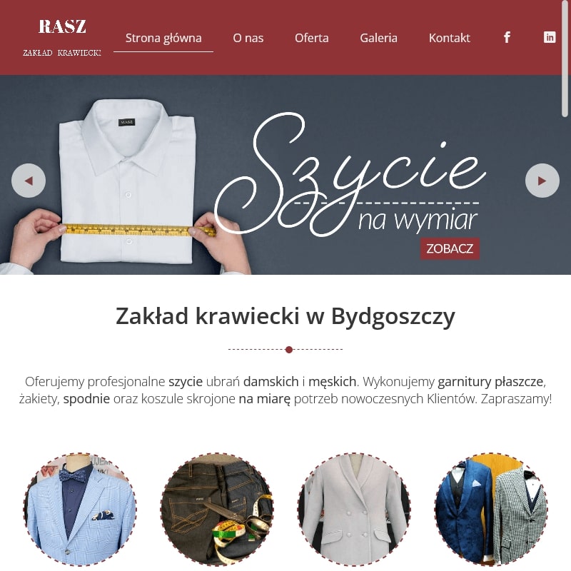 Toruń - szycie spodni męskich