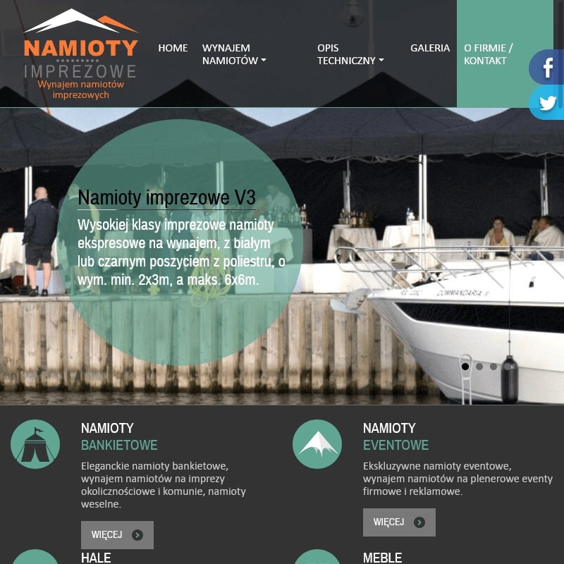 Warszawa - namiot wystawowy