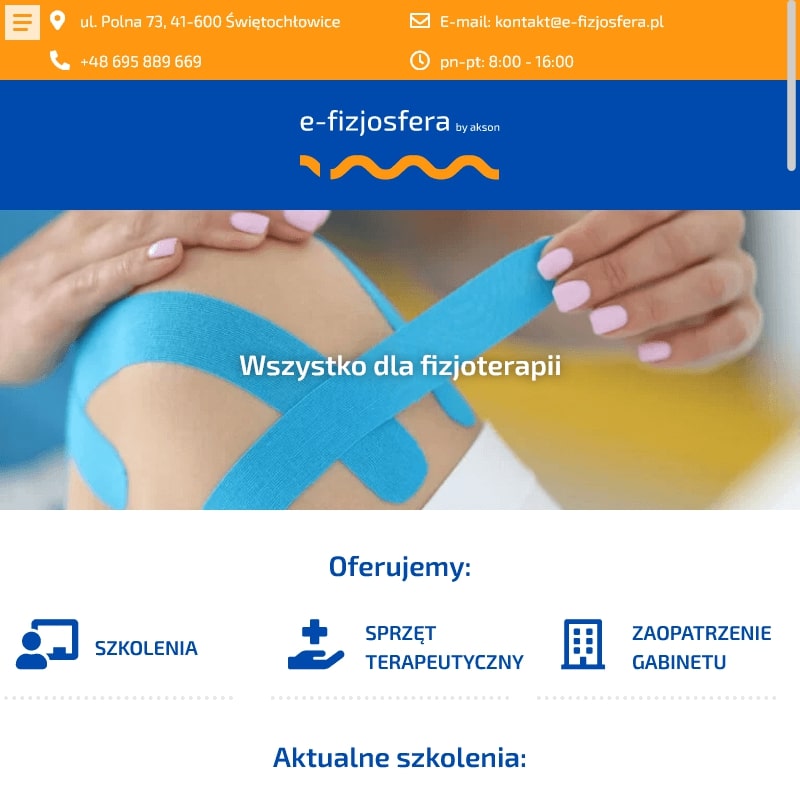 Kursy online dla fizjoterapeutów