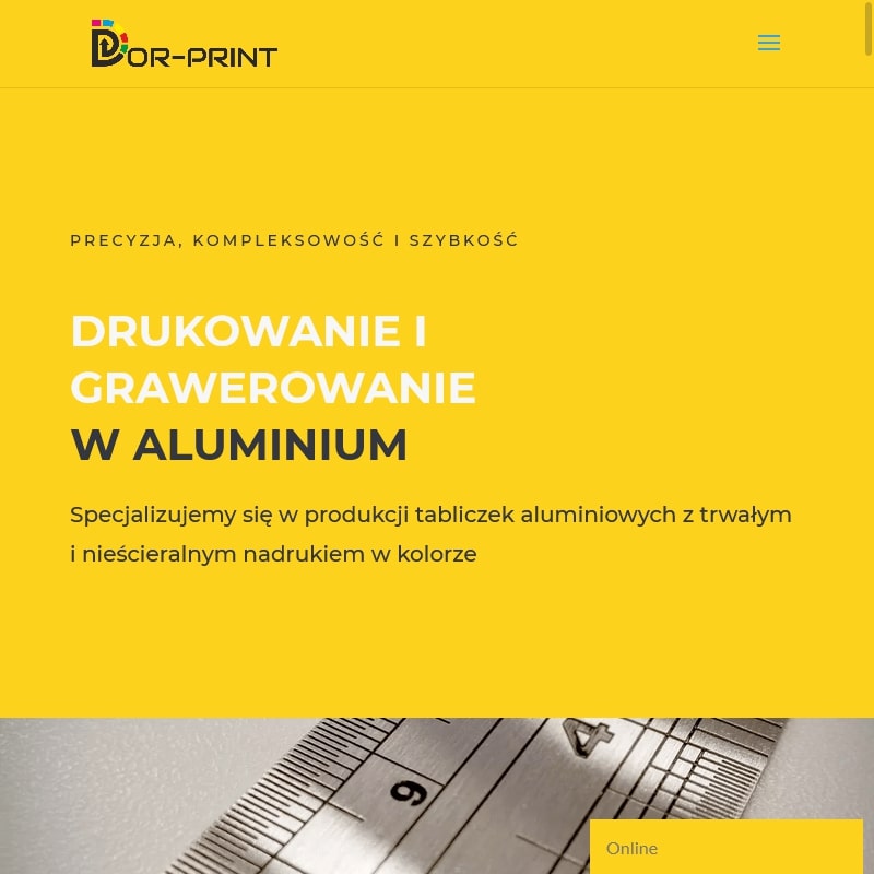 Tabliczki aluminiowe z nadrukiem