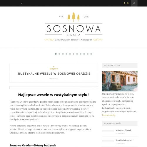 Rustykalne wesele pomorskie