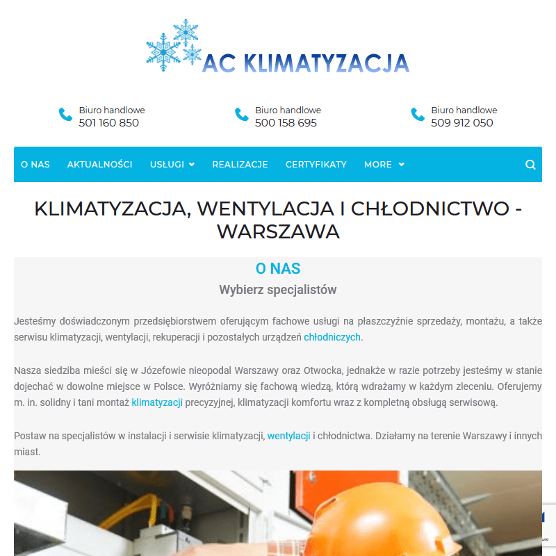 Instalacje freonowe Warszawa