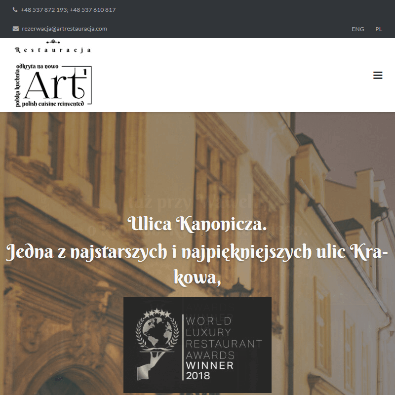 Kraków - kuchnia autorska