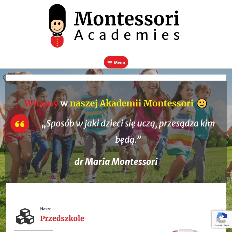 Zajęcia w przedszkolu montessori - Warszawa