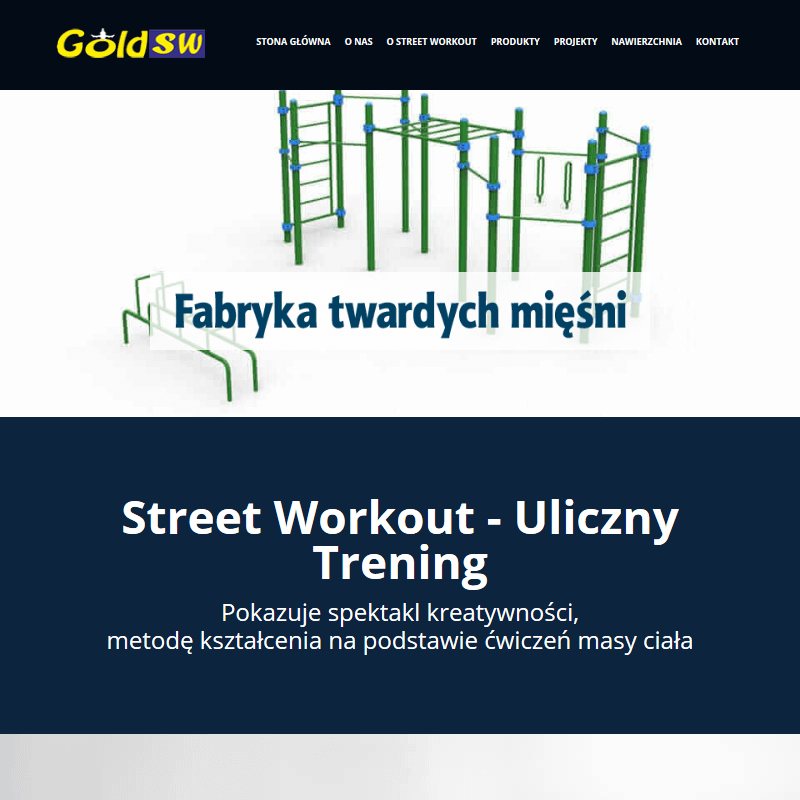 Ławka skośna street workout